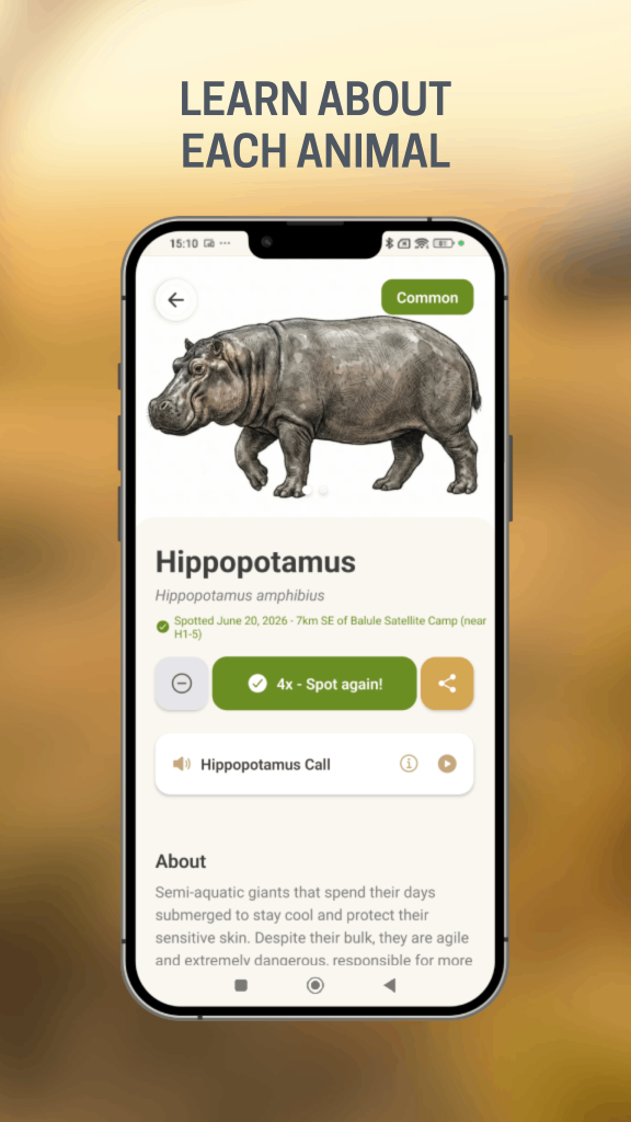 Kruger Companion App — Curated game drive routes and scenic drives